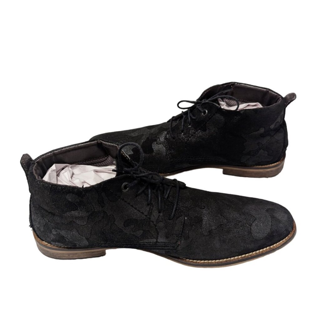 STEVE MADDEN Commander Camo Leather Oxford 10 US Lace-Up High Top Ankle - Picture 4 of 11